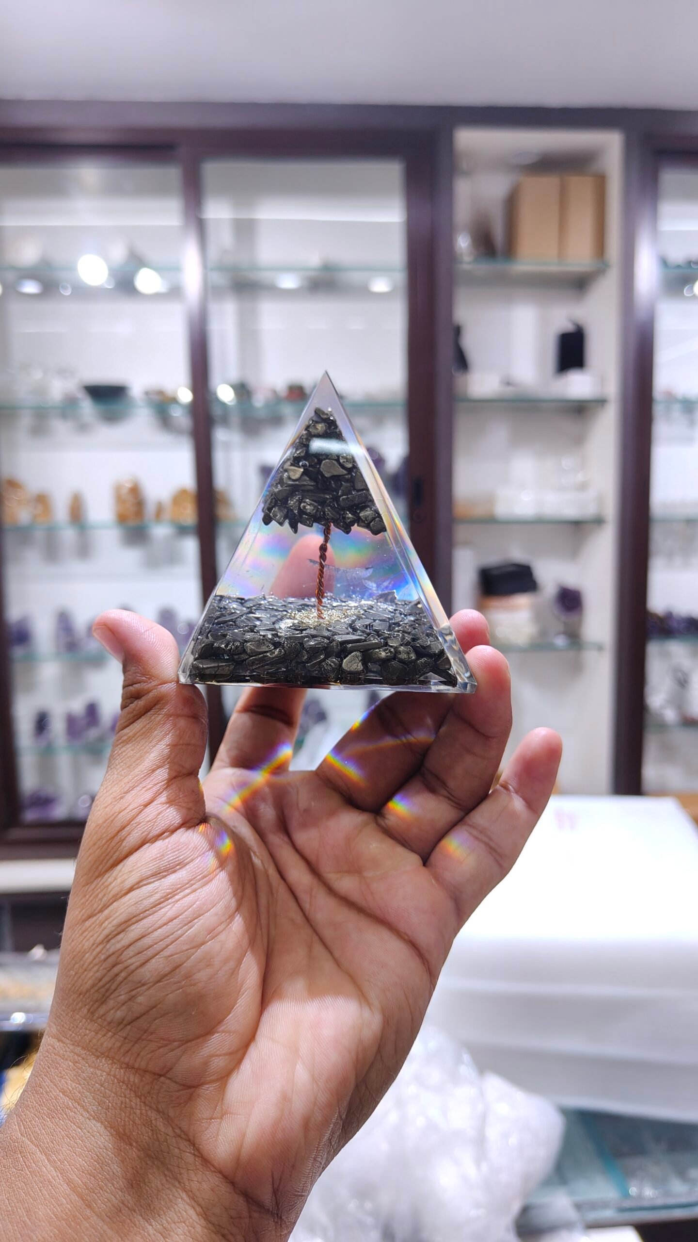 oplus_262176 Pyrite orgon pyramid - Image 1