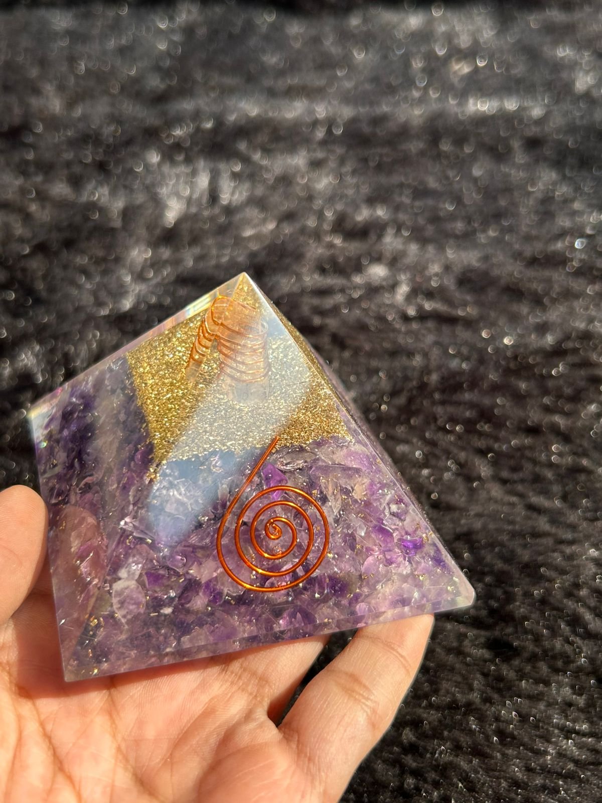 1000219948 Amethyst orgon pyramid - Image 1